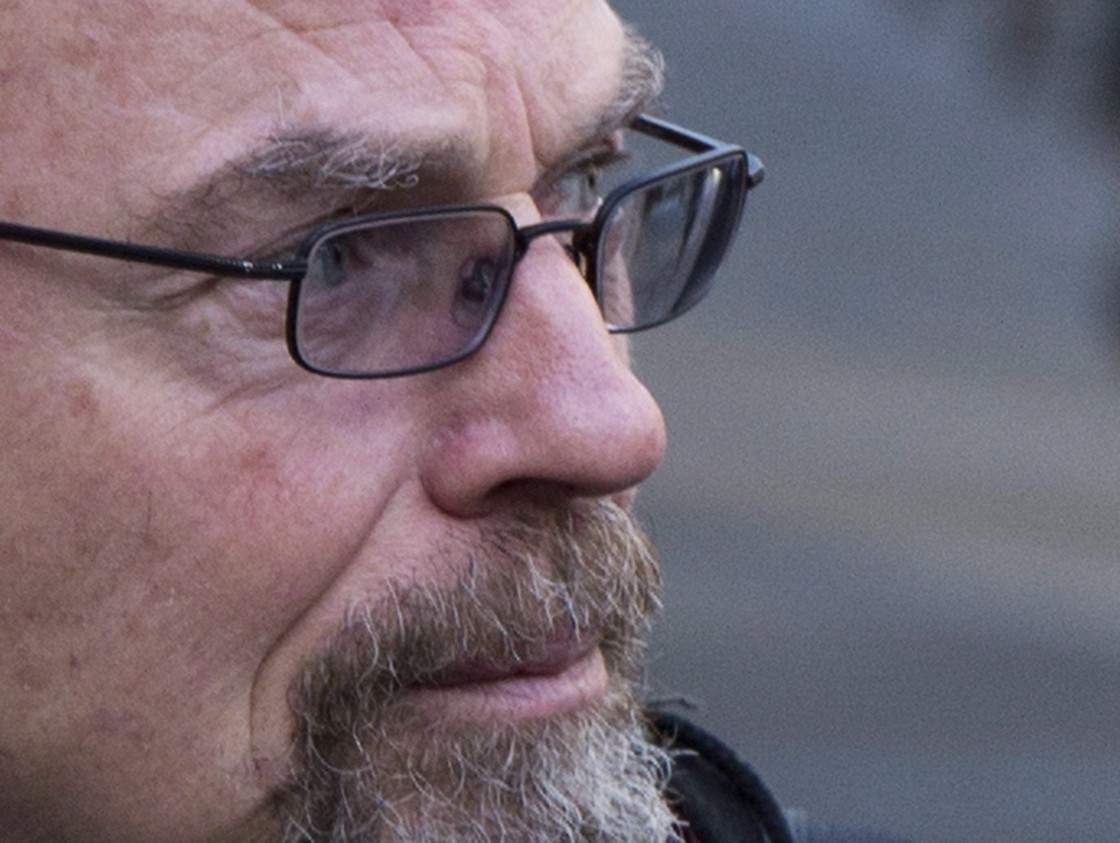 Karl Lilgert arrives at B.C. Supreme Court in downtown Vancouver, B.C., Thursday, January, 17, 2013. Lilgert was the navigation officer aboard a B.C. ferry that sank off the northwest coast of B.C. seven years ago, leading to the deaths of two passengers.