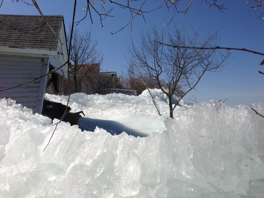 Ice blown off lake damages dozens of Alberta Beach properties
