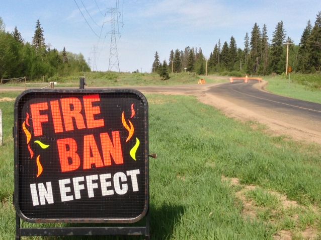 As of noon Thursday, most open fires are banned across B.C.