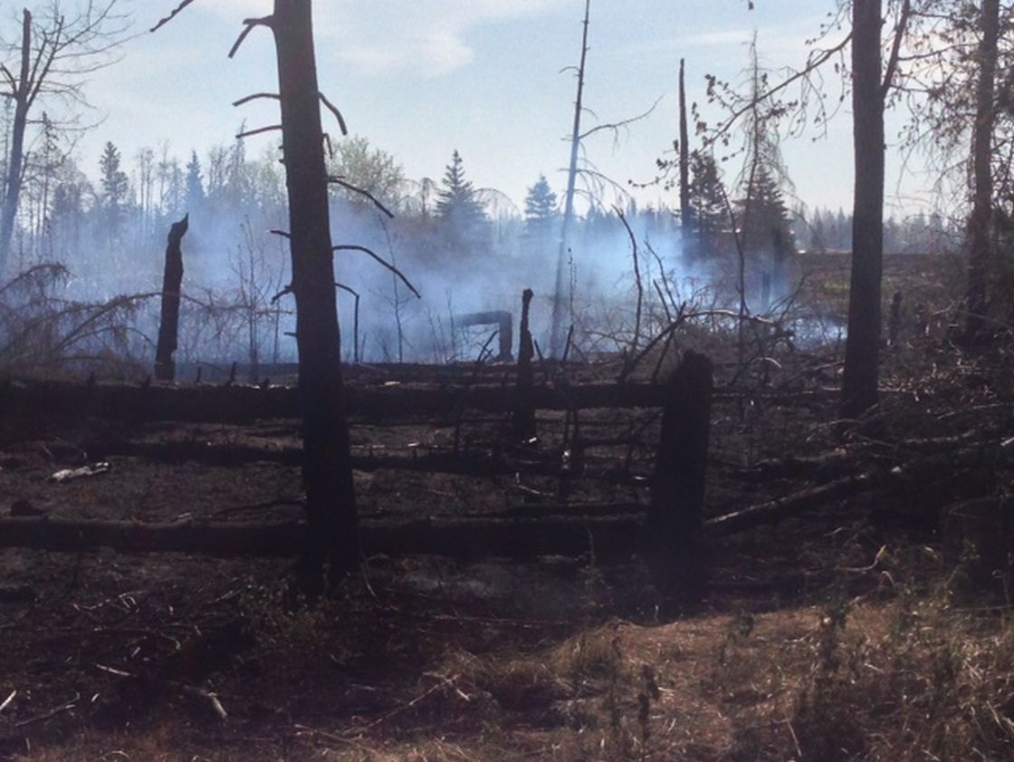 Wildfire in Strathcona County, May 22, 2013.