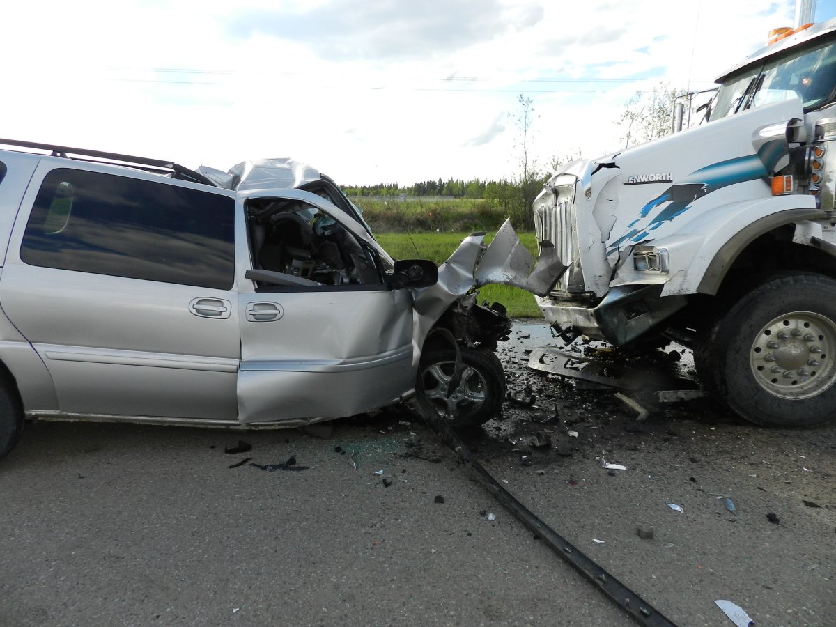 One person is dead following a fatal collision on Highway 63.  The collision occurred at the 1km mark of Highway 63 north of the community of Grassland at 6:20pm on May 26, 2013.