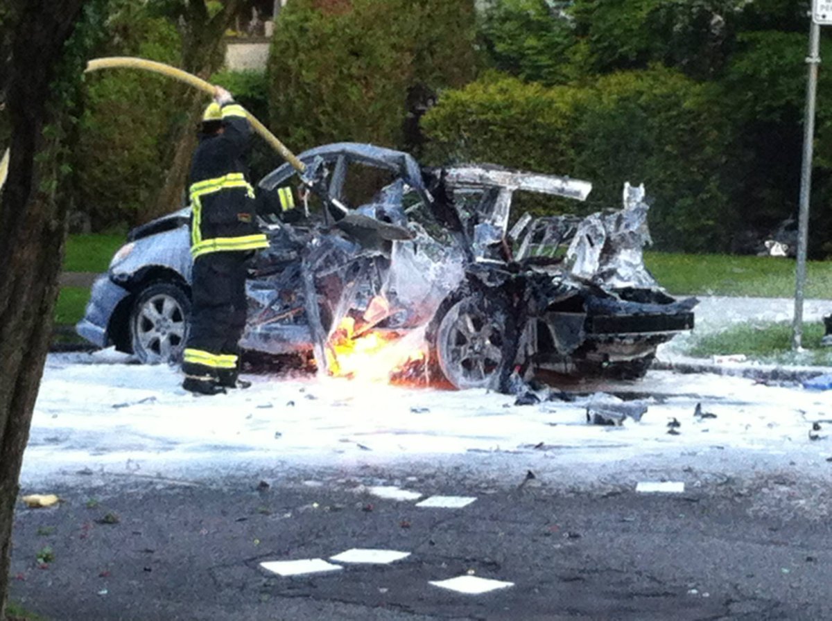 Photo gallery: Parked car explodes in Vancouver’s West End - BC ...