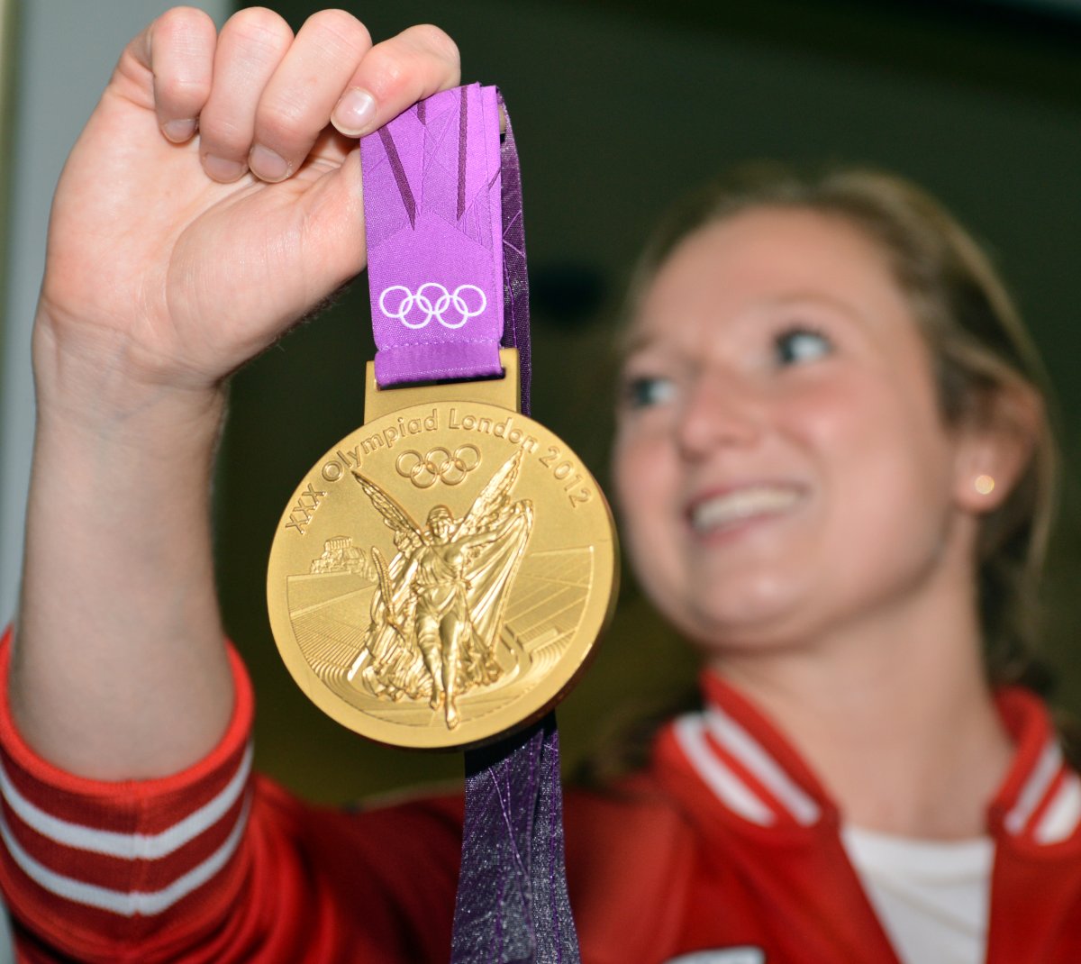 MacLennan said she suffered from self-doubt when she saw that there were a lot of trampolinists who were smaller and skinnier. The King City, Ontario native won Canada's only gold medal at the 2012 London Olympic games. (TORONTO STAR/TORONTO STAR).