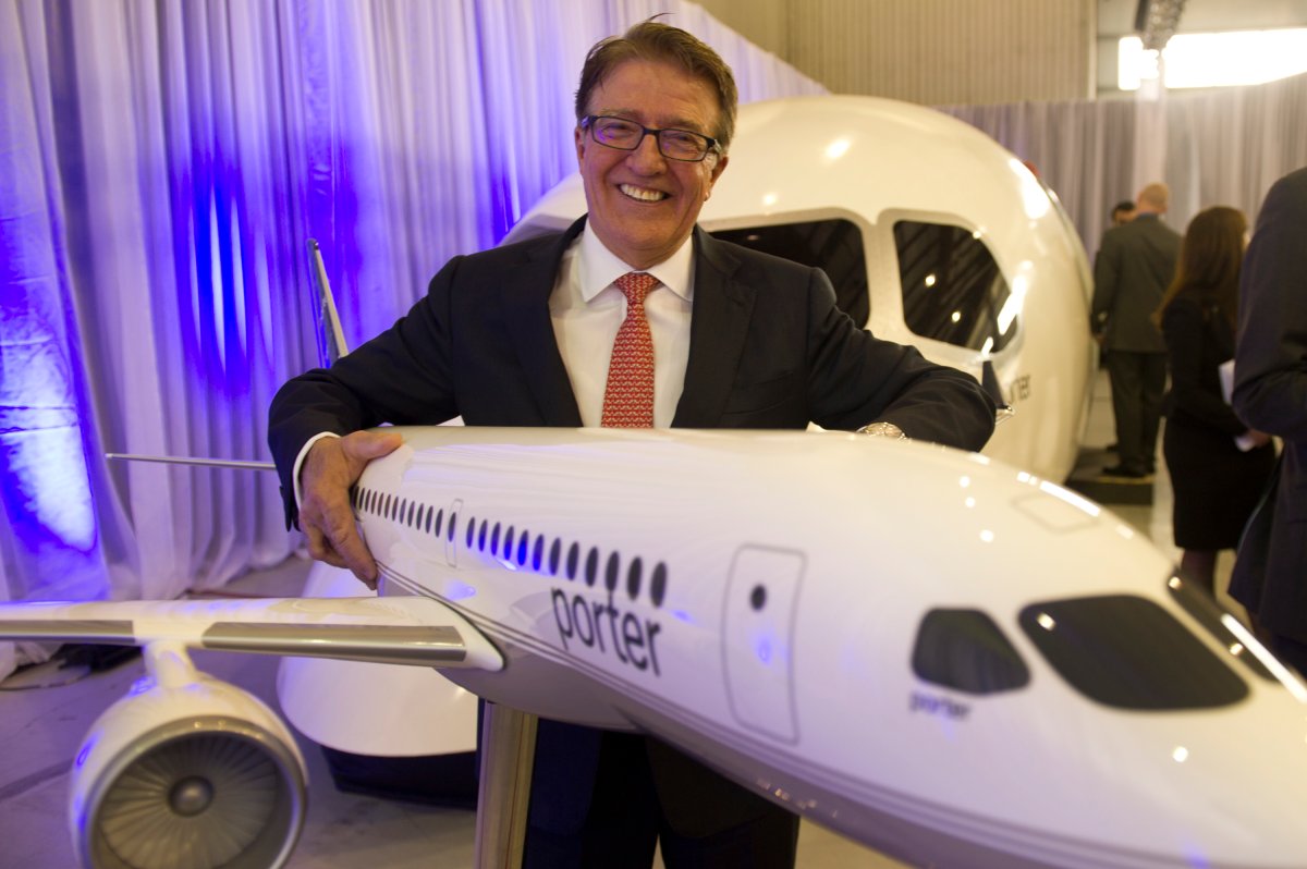 Robert Deluce, President and CEO of Porter Airlines.