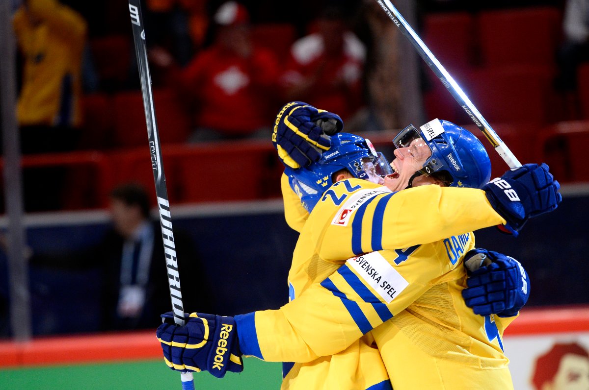 Sweden won 3-2 in a shootout as Canada failed to advance to the
semifinals for the fourth consecutive year. AFP PHOTO/JONATHAN NACKSTRAND        .
