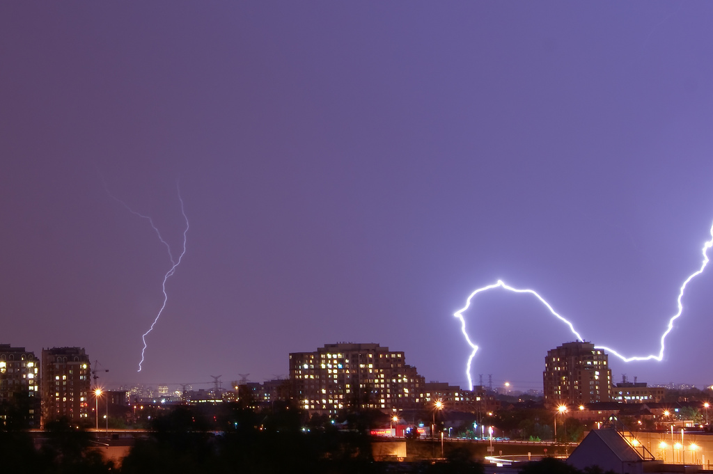 A severe thunderstorm watch has been issued for Toronto.