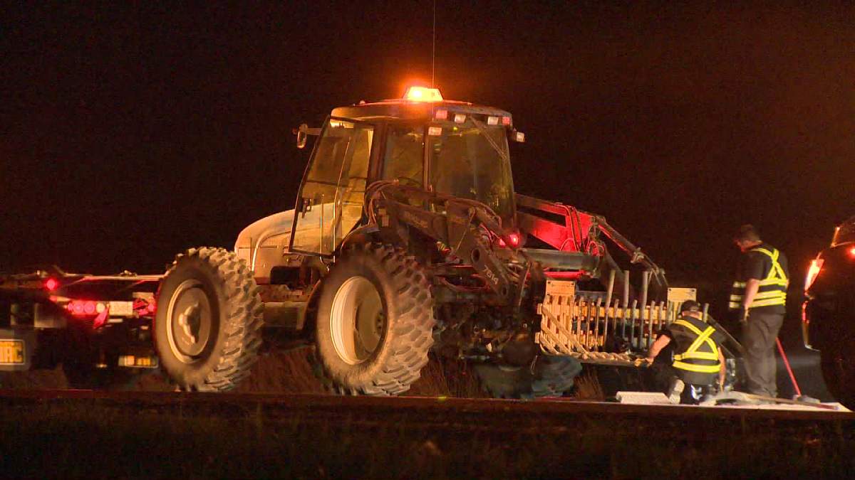 fatal tractor collision