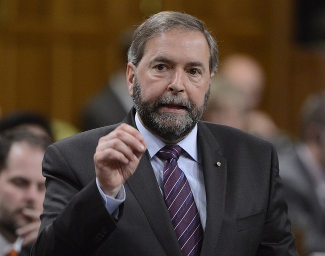 NDP Leader Tom Mulcair is painting his party as the ethical alternative to the Tories and Liberals.
