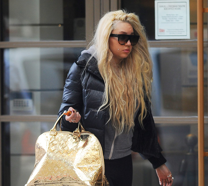 Amanda Bynes, pictured out in New York in April 2013.
