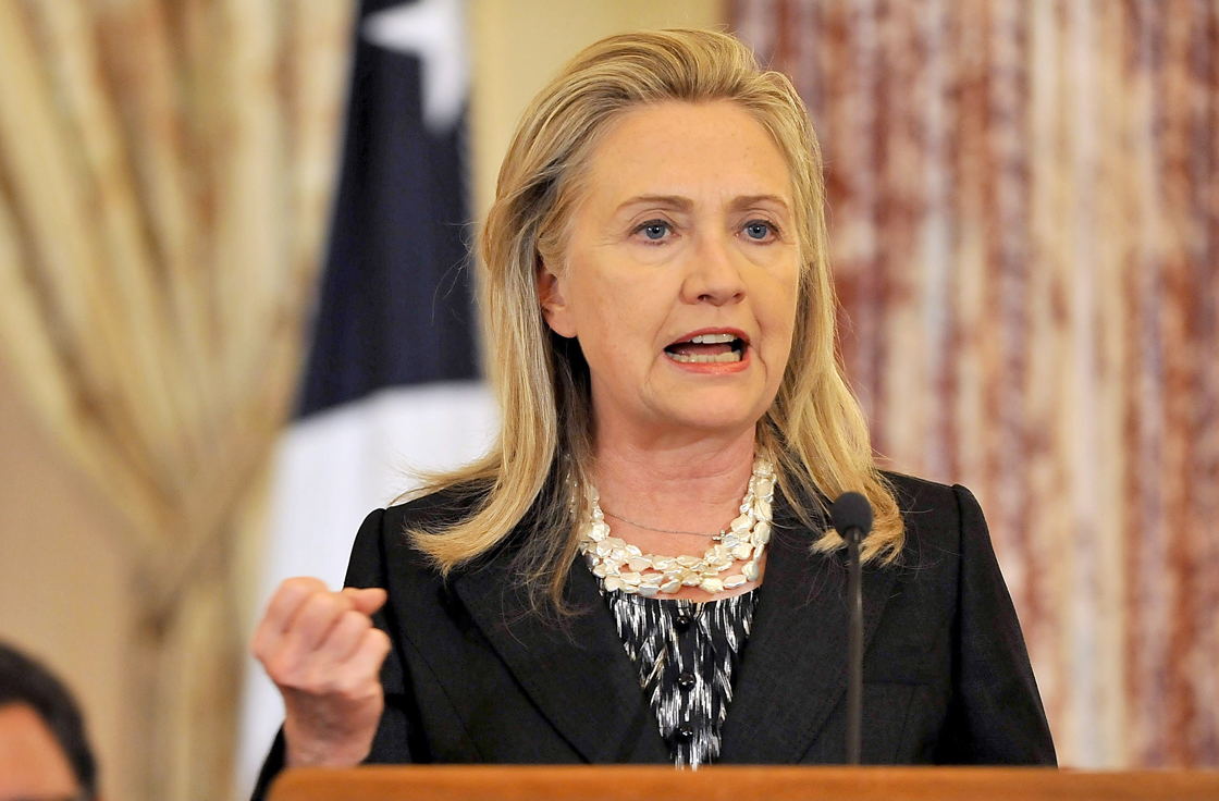 Hillary Clinton at a 2012 event.