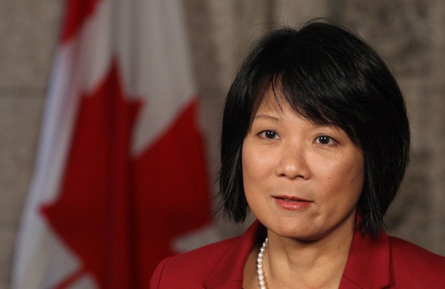 NDP MP Olivia Chow holds a news conference in Ottawa, Monday, Oct.1, 2012.
