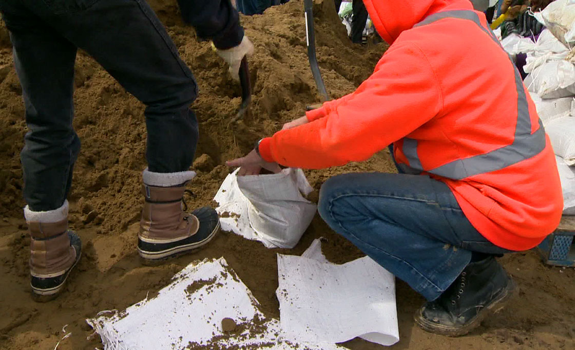 Emergency management officials waiting for water levels to rise in southern Saskatchewan.