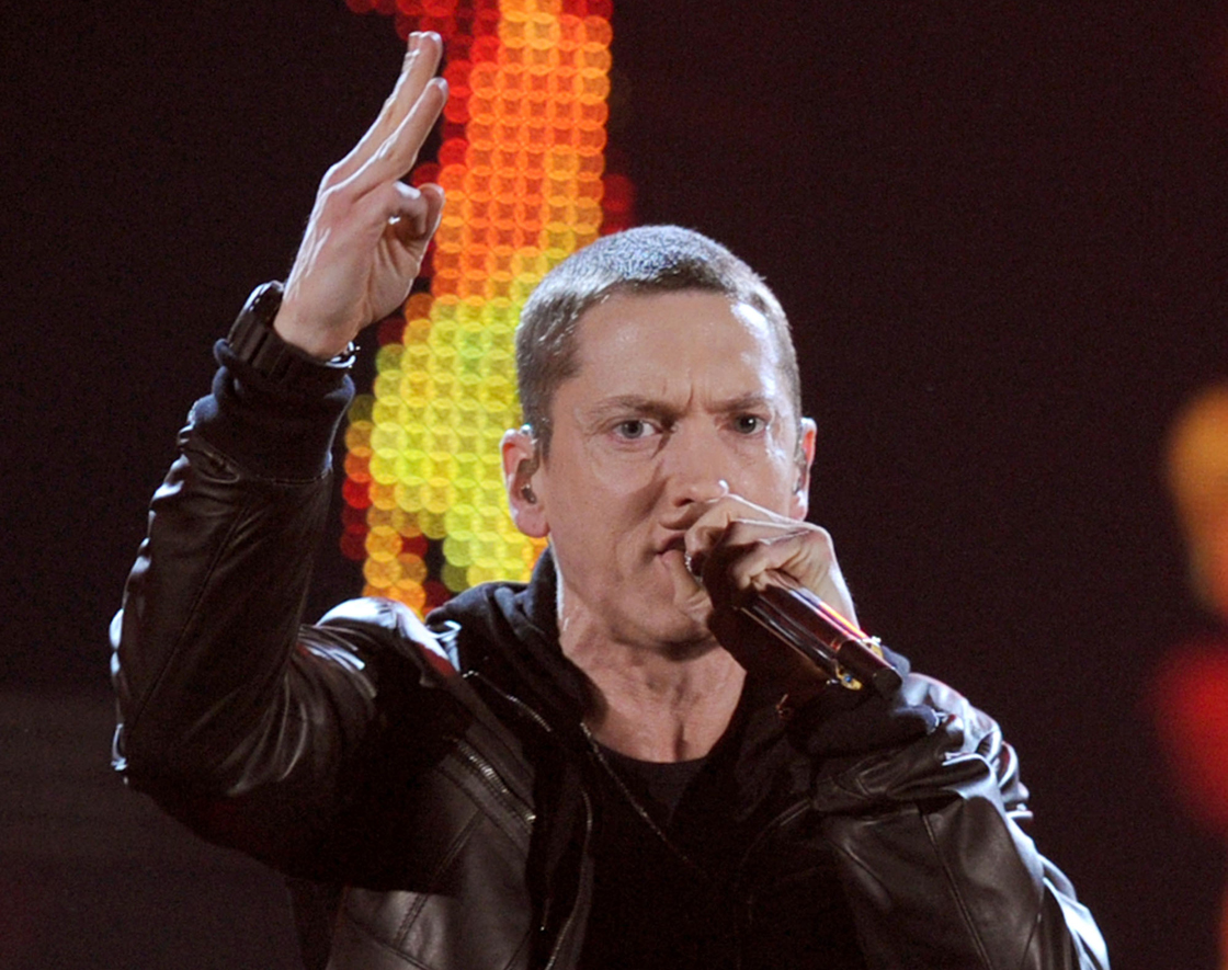 Eminem in a file photo.