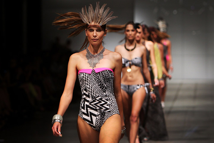 Models showcase designs by Wild Pony on the runway during Fashion Palette 2013 on March 7, 2013 in Sydney, Australia.