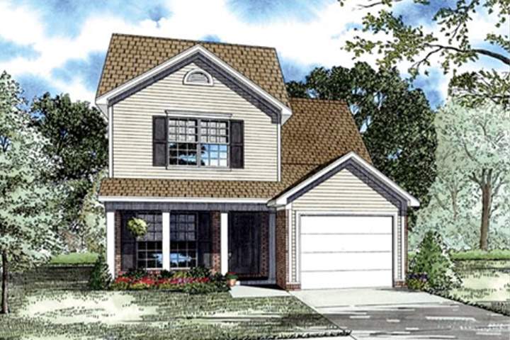 Artist drawing of a proposed two-story house for the HeadStart initiative in Meadow Lake, Sask. The government is providing $1.9 million in funding for 11 entry-level homes in the north-west Saskatchewan city.
