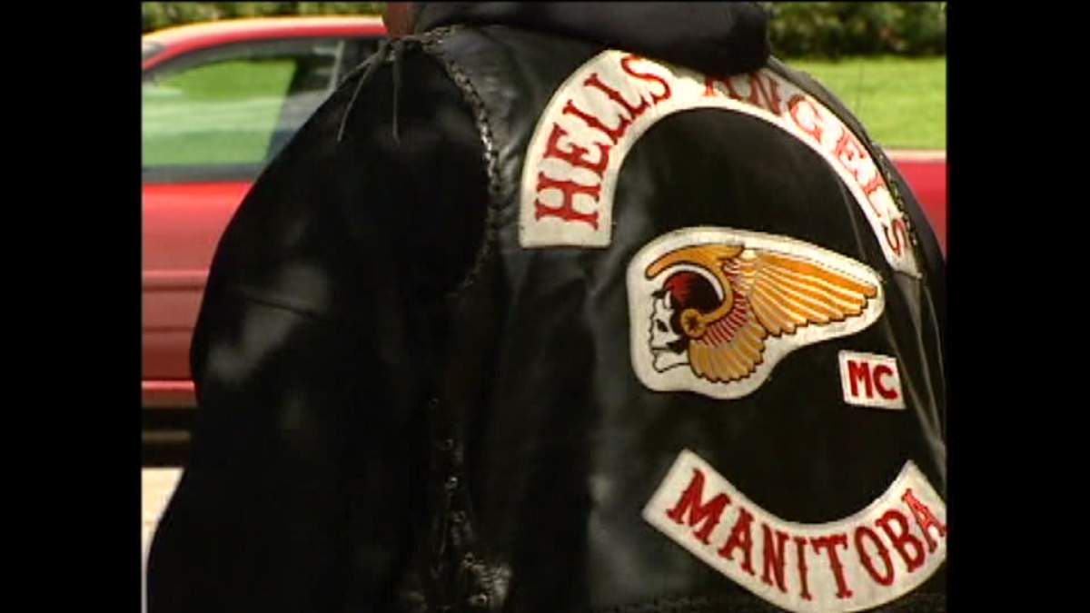 A Hells Angels member's jacket.