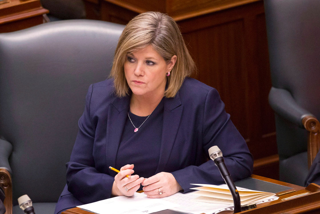 Premier Kathleen Wynne asked to meet with NDP Leader Andrea Horwath by May 8 to discuss whether the NDP will support the $130.4-billion spending blueprint.