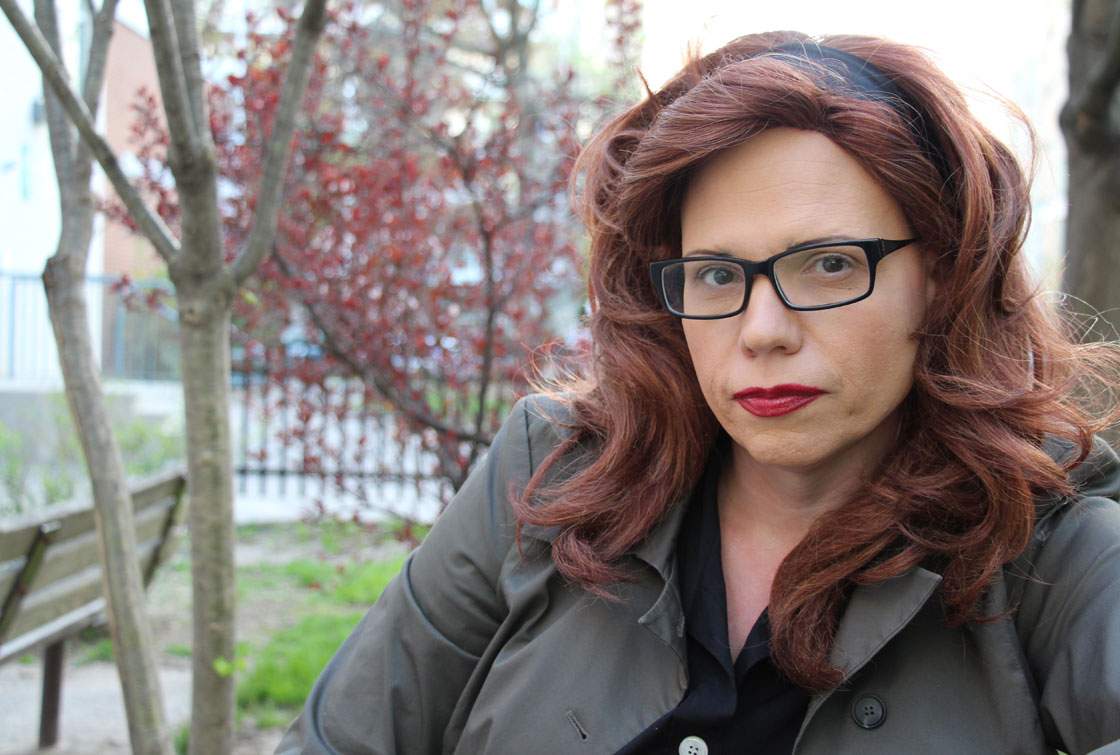 Enza Anderson claims she was ridiculed by a Toronto Pearson representative.