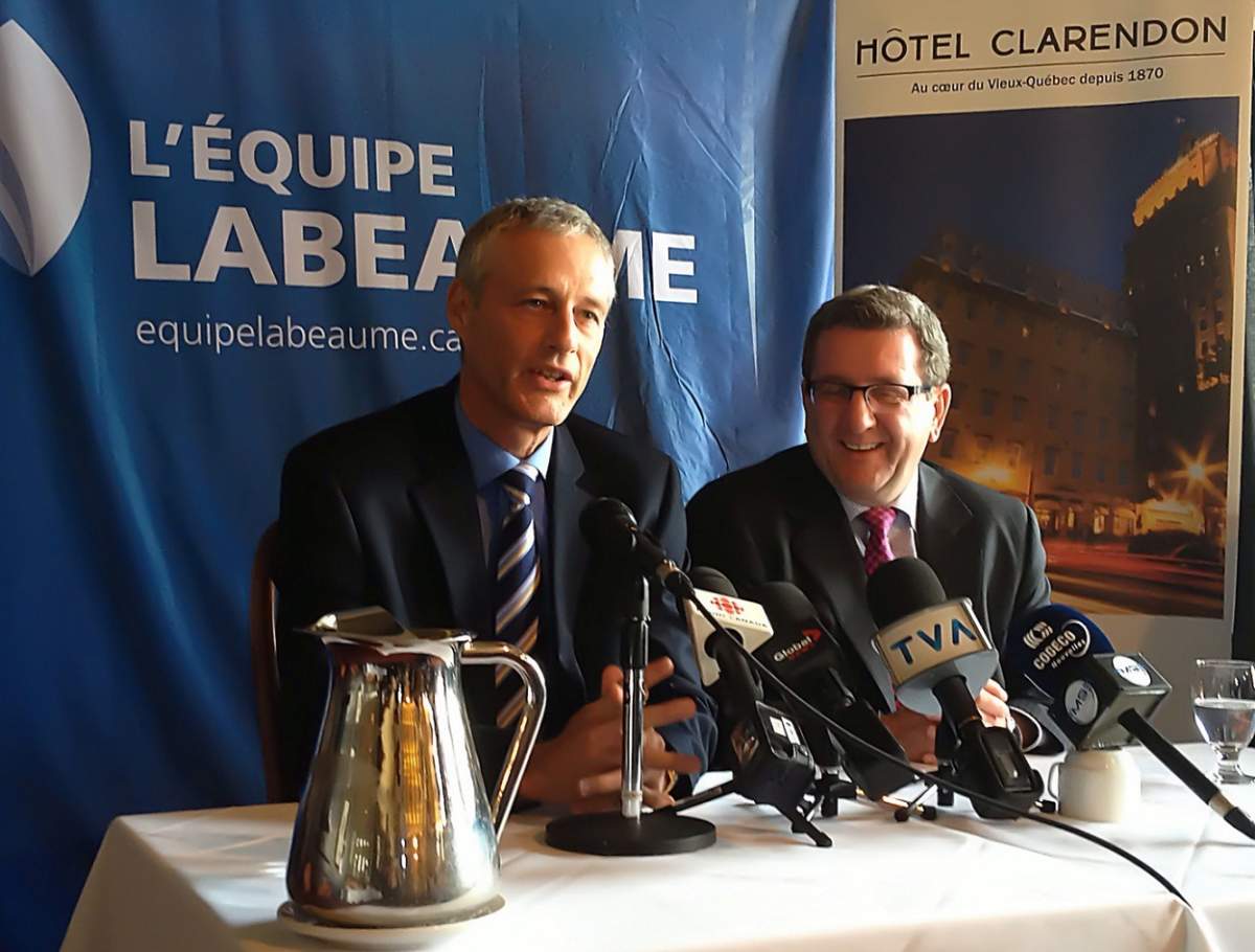 Quebec City mayor Régis Labeaume