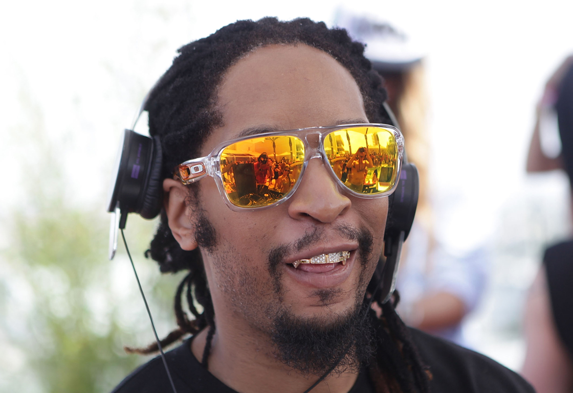 Lil Jon DJs at an event in Hollywood on May 4, 2013.