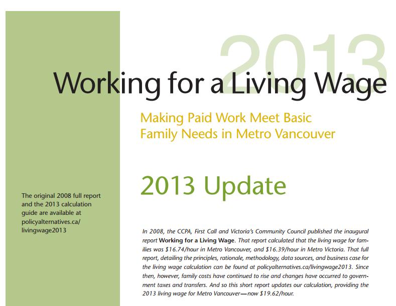 Living wage in Metro Vancouver is almost 20 dollars an hour: report - image