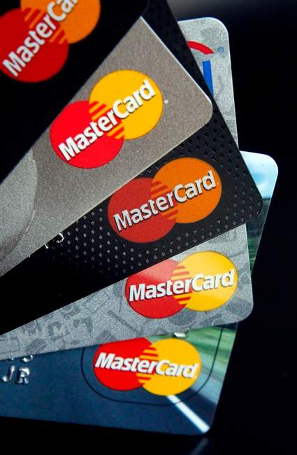 Card credit cards are displayed for a photographer in Montpelier, Vt. 
