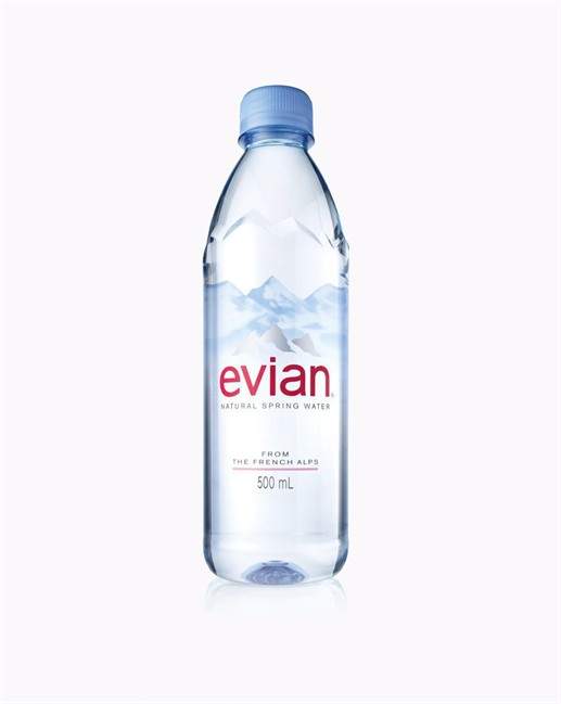 Evian giving its water bottle a makeover - image