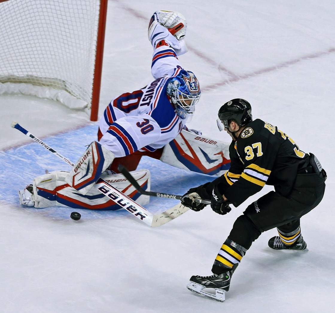The Boston Bruins will face-off against the New York Rangers in the Eastern Conference semifinals.