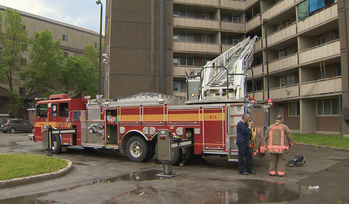 Regent Park fire apartment building