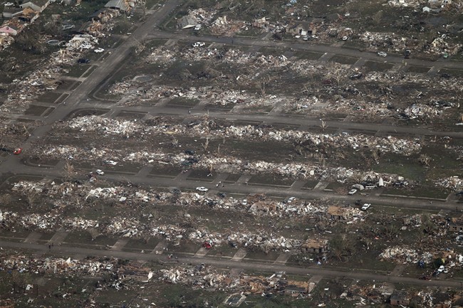The tornado that went through Moore, Oklahoma, on May 20 killed 24 people.