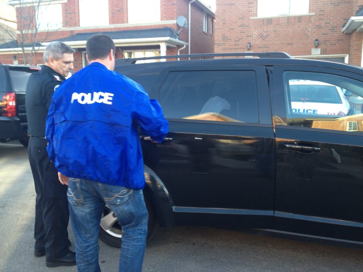 Two in custody following early morning police raid in Brampton