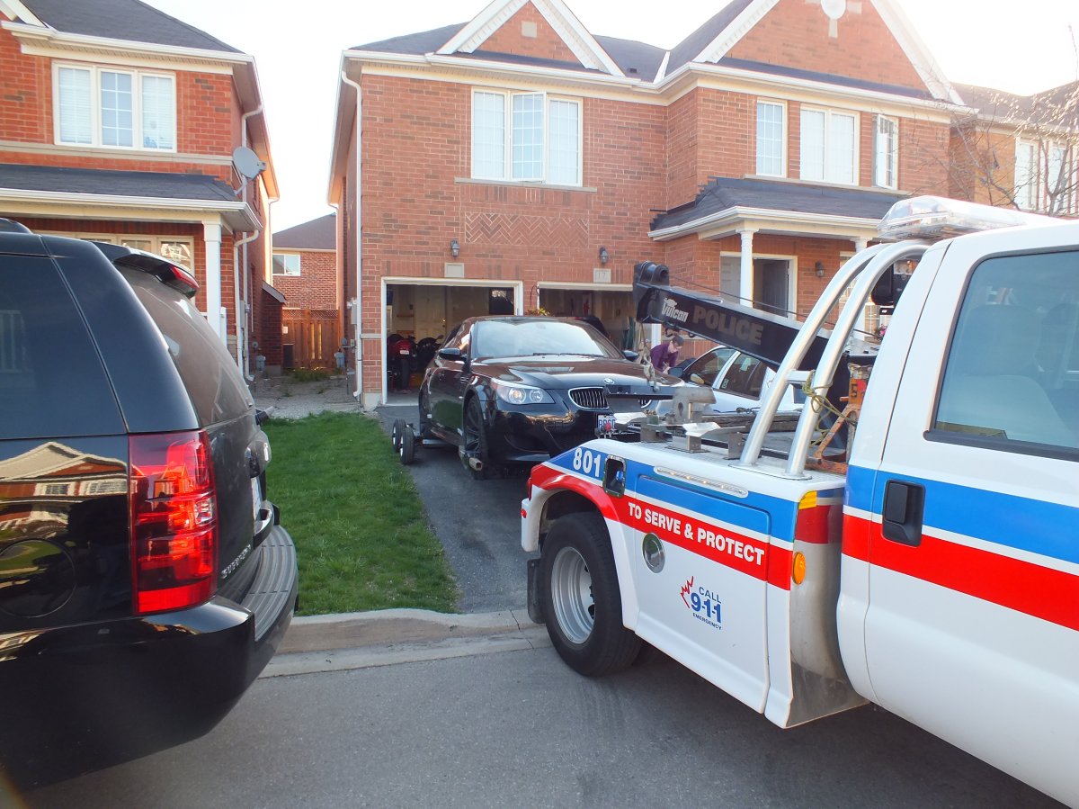 Two in custody following early morning police raid in Brampton