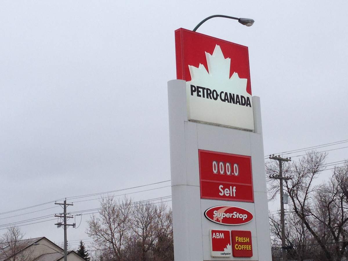 A Petro Canada station on St. Anne’s Road in Winnipeg out of fuel on May 2, 2013