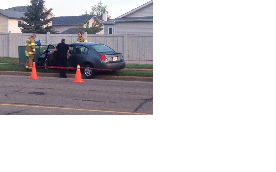 A vehicle crash in southeast Edmonton causes power outage in the area, Thursday, May 30, 2013.