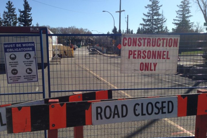 Bridge demolition means Stony Plain Road and Groat Road closures