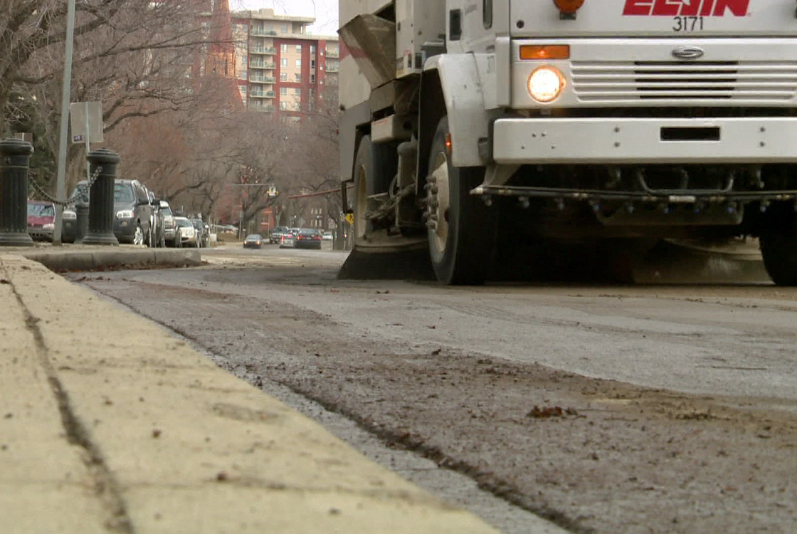 City crews officially start neighbourhood street sweeping in Saskatoon, process should take eight weeks.