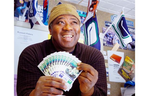 Kingsley Bailey, manager of Vancouver Ticket, estimates his sales are down 40 per cent from the opening round of last year’s NHL playoffs.