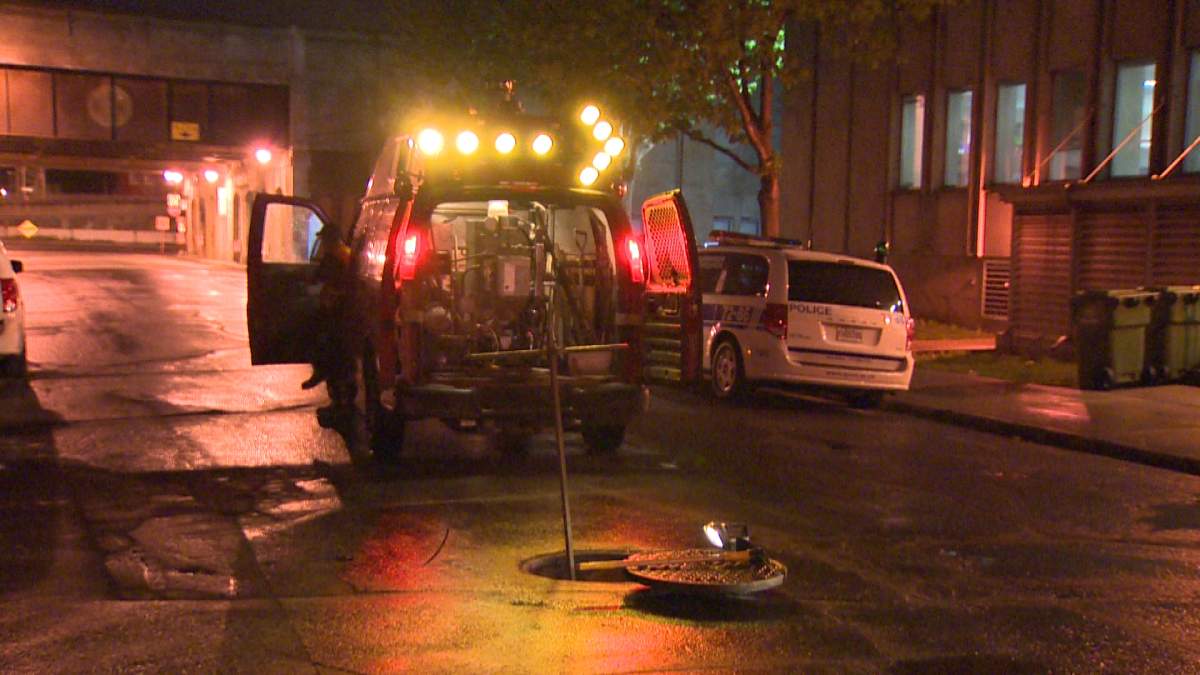 water main break