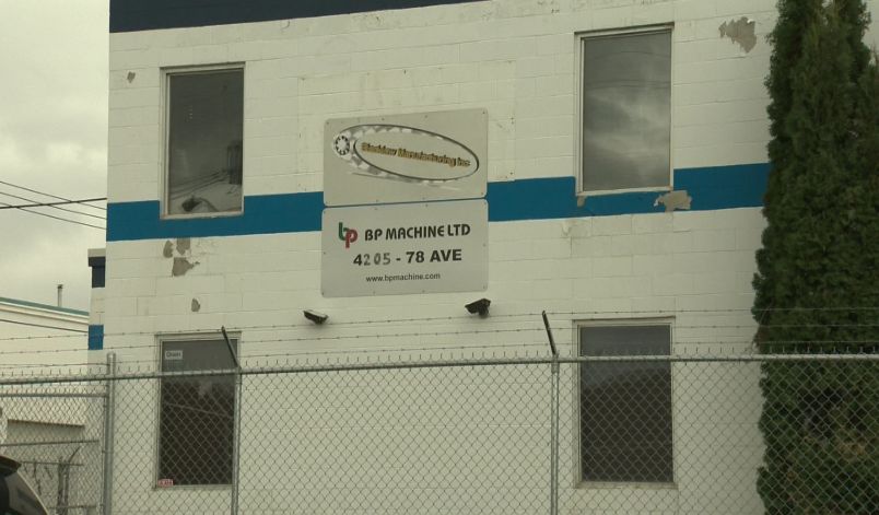 A man was injured while working at BP Machine Limited on Friday.