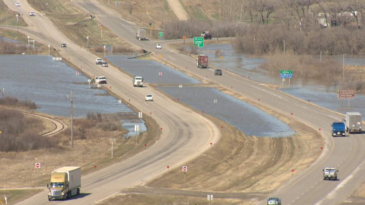 Here is an aerial view of the Highway 11 in Lumsden.