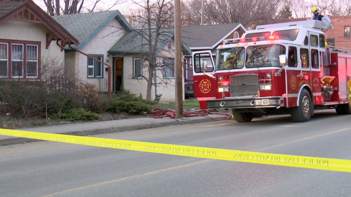 Two men are recovering from burns after a house explosion and fire in Regina.