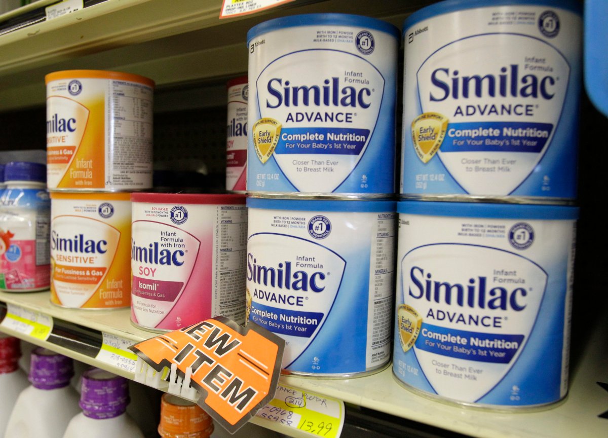 File Image of Similac baby formula.