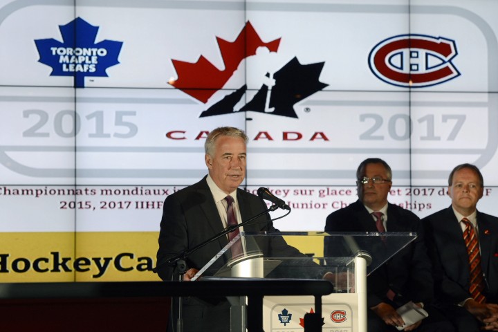 Hockey Canada head Bob Nicholson.