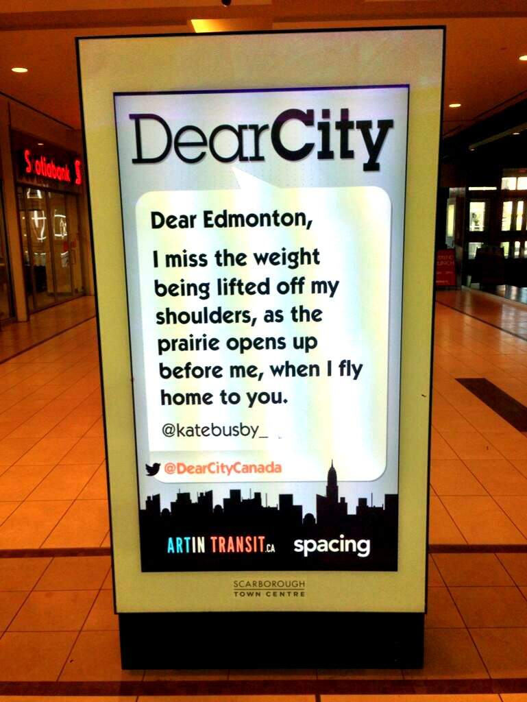 “Dear City Canada” project