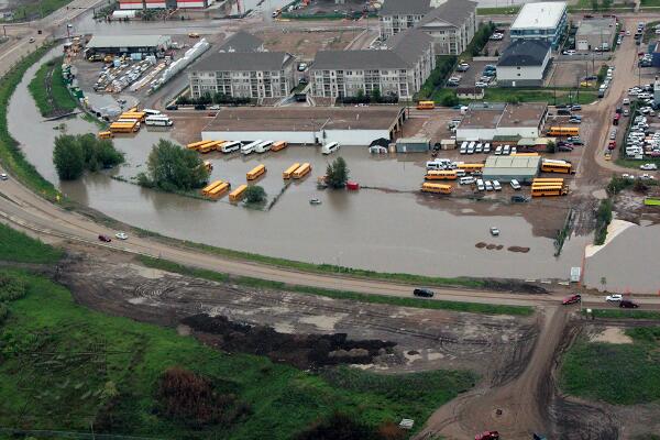 Flooding in Fort McMurray. June 11, 2013.