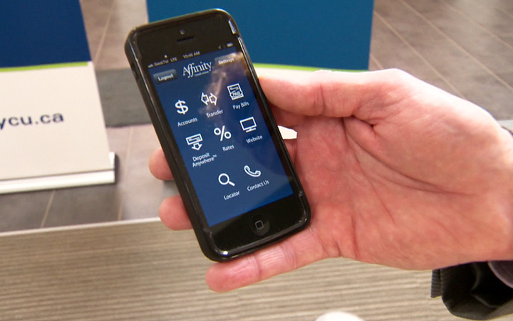 Affinity Credit Union launches first cheque scanning cellphone app in Saskatchewan.