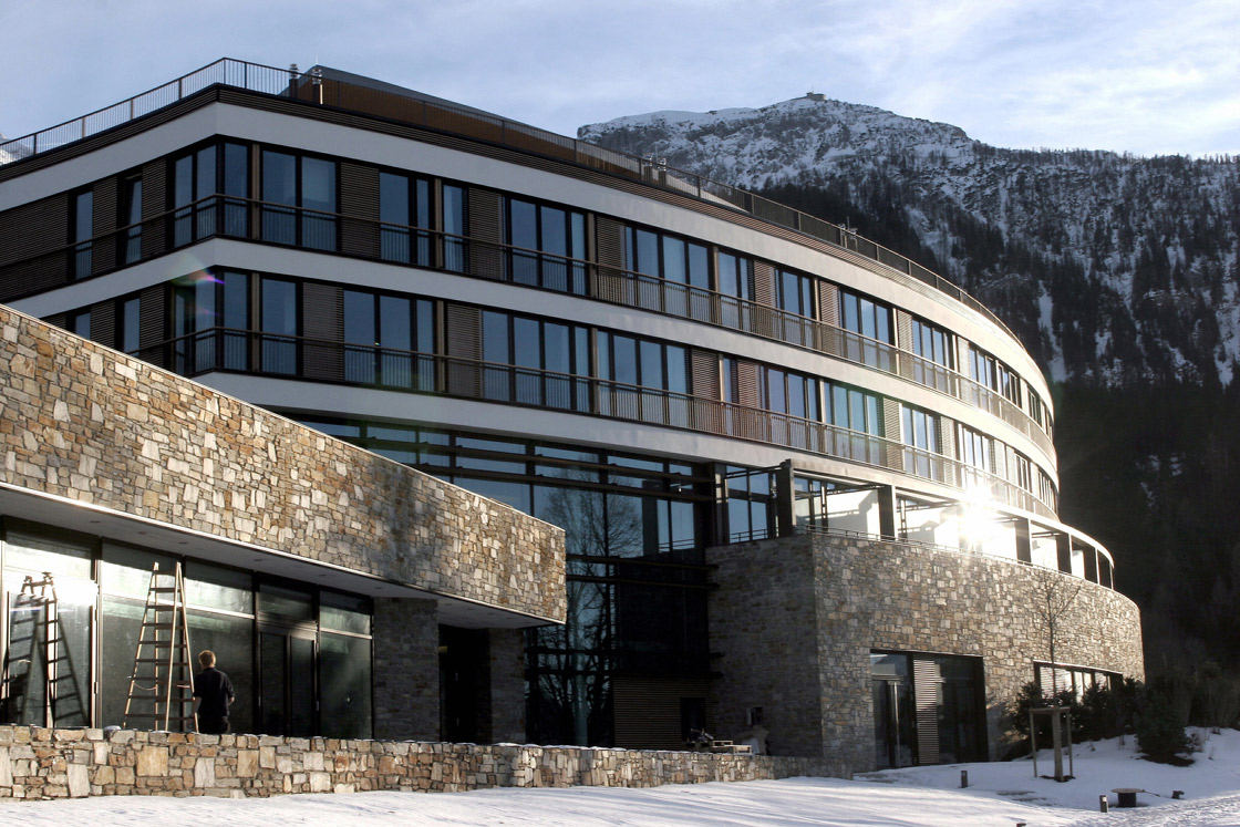 A file photo of  The Interncontinental hotel, constructed at the historic site of German dictator Adolf Hitler's Alps residence.