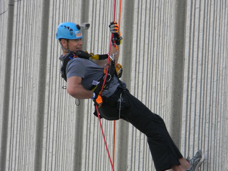 antony robart rappelling city hall rope for hope
