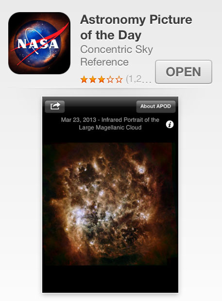 nasa stellarium free app