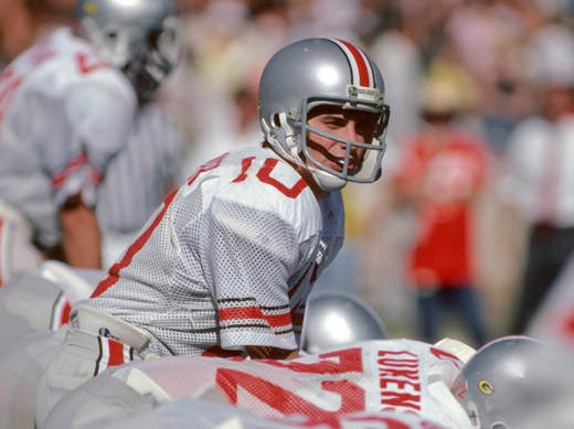 The Colts’ quarterback was suspended indefinitely in 1983 by NFL Commissioner Pete Rozelle for gambling on NFL games a year earlier. (David Madison/Getty Images)